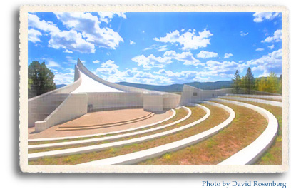 The chapel at the Vietnam Veteran's war Memorial State Park in Angel Fire, NM
