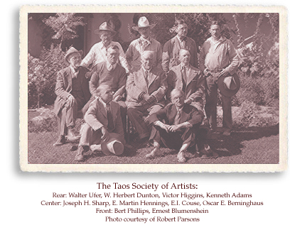 The Taos Society of Artists Founders photo