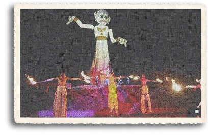 Zozobra (the burning of Old Man Gloom) is a part of the annual Fiesta de Santa Fe (Santa Fe Fiesta). Held on the opening Friday night of Fiesta, it has been an ever-popular event attracting both locals and tourists since its debut in 1926.