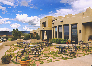 After 18 holes of golf, the club house at the Taos Country club has a pro shop with all the golf equipment and apparel you need, a lounge with stunning views of the Taos Mesa and Rocky Mountains, and a world-class restaurant.