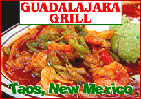 The Guadalajara Grill in Taos NM, serving the finest in New Mexican food at two locations in Taos