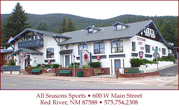 Red River New Mexico performance skis, family ski packages, snow boards and snowblade sales and rentals.