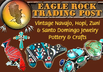 Vintage Native American Indian jewelry, and old and dead pawn from the Zuni, Hopi, Navajo and Santo Domingo pueblos